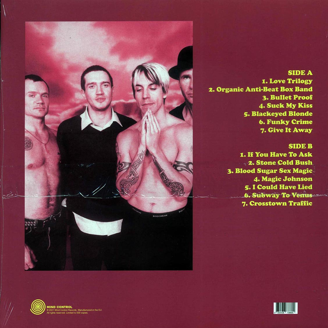 Red Hot Chili Peppers - Live At The Pat O'Brien Pavillion, Del Mar, CA 1991 Westwood One FM Broadcast (ltd. 500 copies made) - Vinyl LP, LP