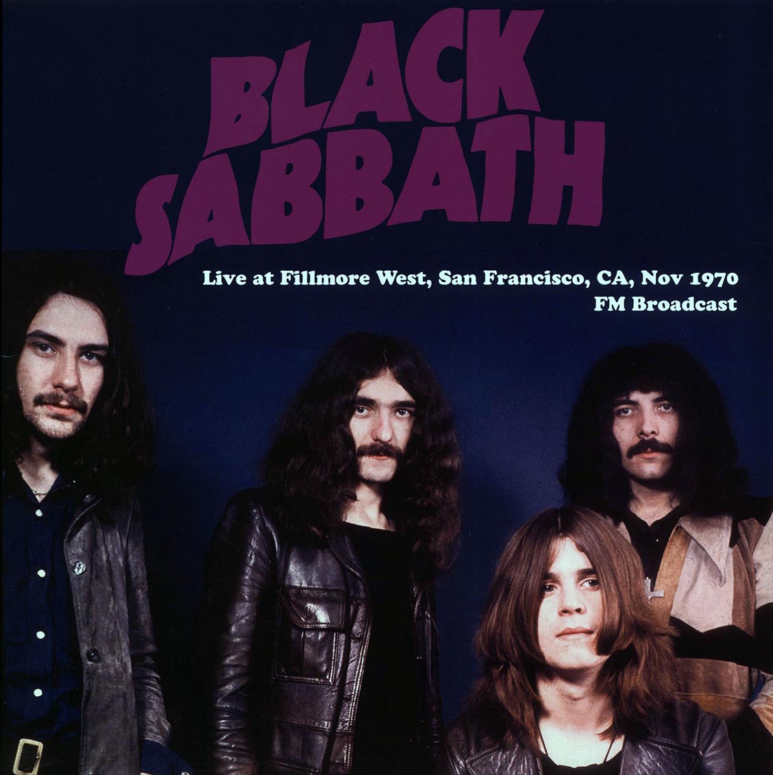 Black Sabbath - Live At Fillmore West, San Francisco, CA, Nov 1970 FM Broadcast (ltd. 500 copies made) (magenta vinyl) - Vinyl LP