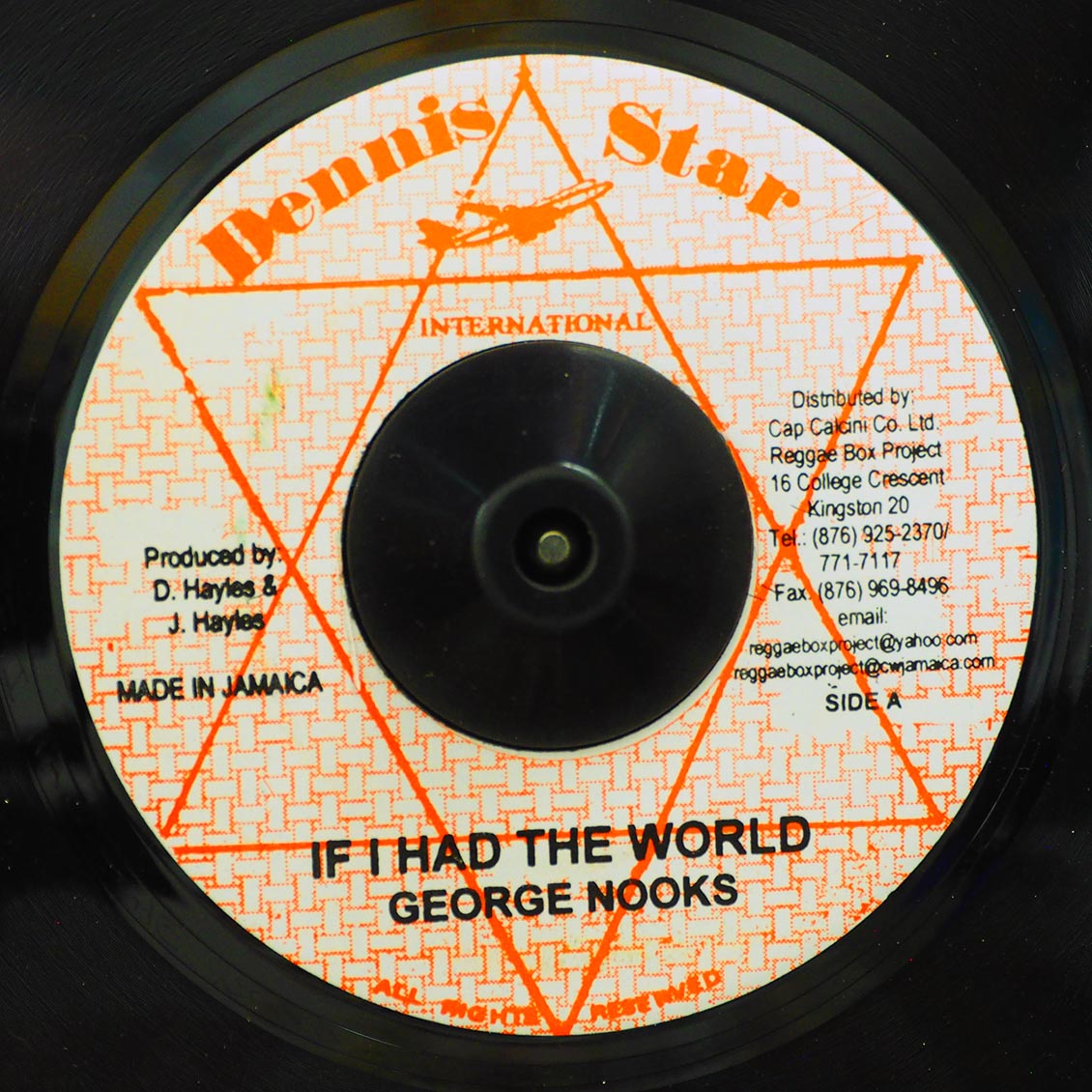 George Nooks - If I Had The World  /  George Nooks - Created By The Father (rhythm: "Unchained") - 7"