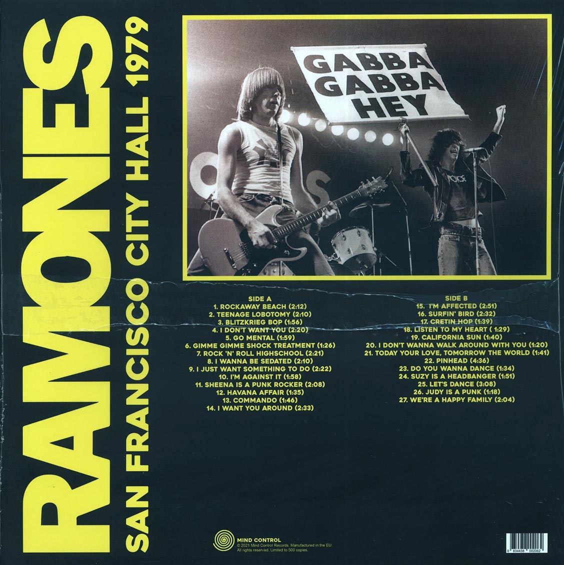 The Ramones - San Francisco City Hall 1979: FM Broadcast (ltd. 500 copies made) - Vinyl LP, LP