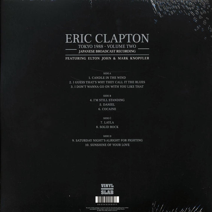 Eric Clapton - Tokyo 1988 Volume 2: Japanese Broadcast Recording Featuring Elton John & Mark Knopfler (ltd. ed.) (2xLP) - Vinyl LP - LP