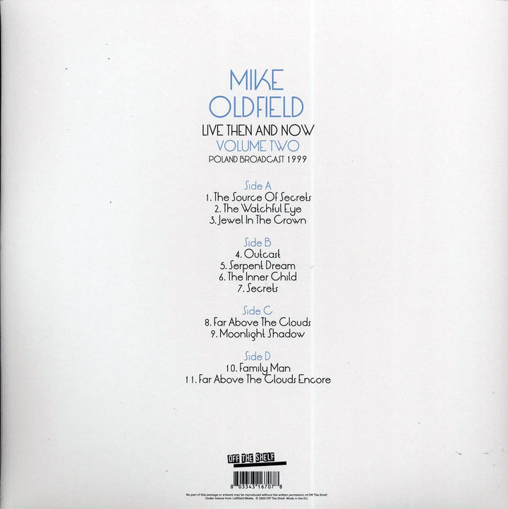 Mike Oldfield - Live Then & Now Volume 2: Poland Broadcast 1999 (ltd. ed.) (2xLP) - Vinyl LP - LP