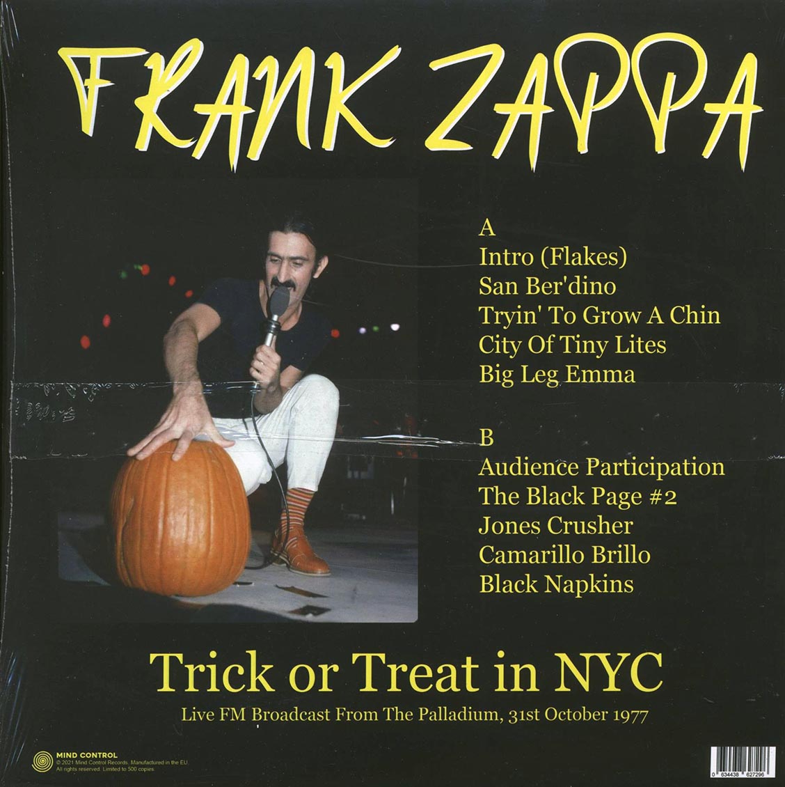 Frank Zappa - Trick Or Treat In NYC: Live FM Broadcast From The Palladium, 31st October 1977 (ltd. 500 copies made) - Vinyl LP, LP