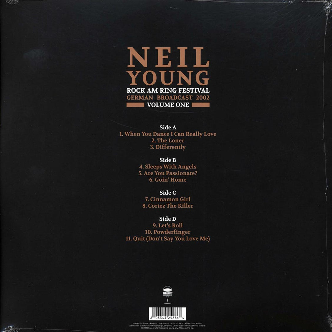 Neil Young - Rock Am Ring Festival Volume 1: German Broadcast 2002 (2xLP) - Vinyl LP - LP