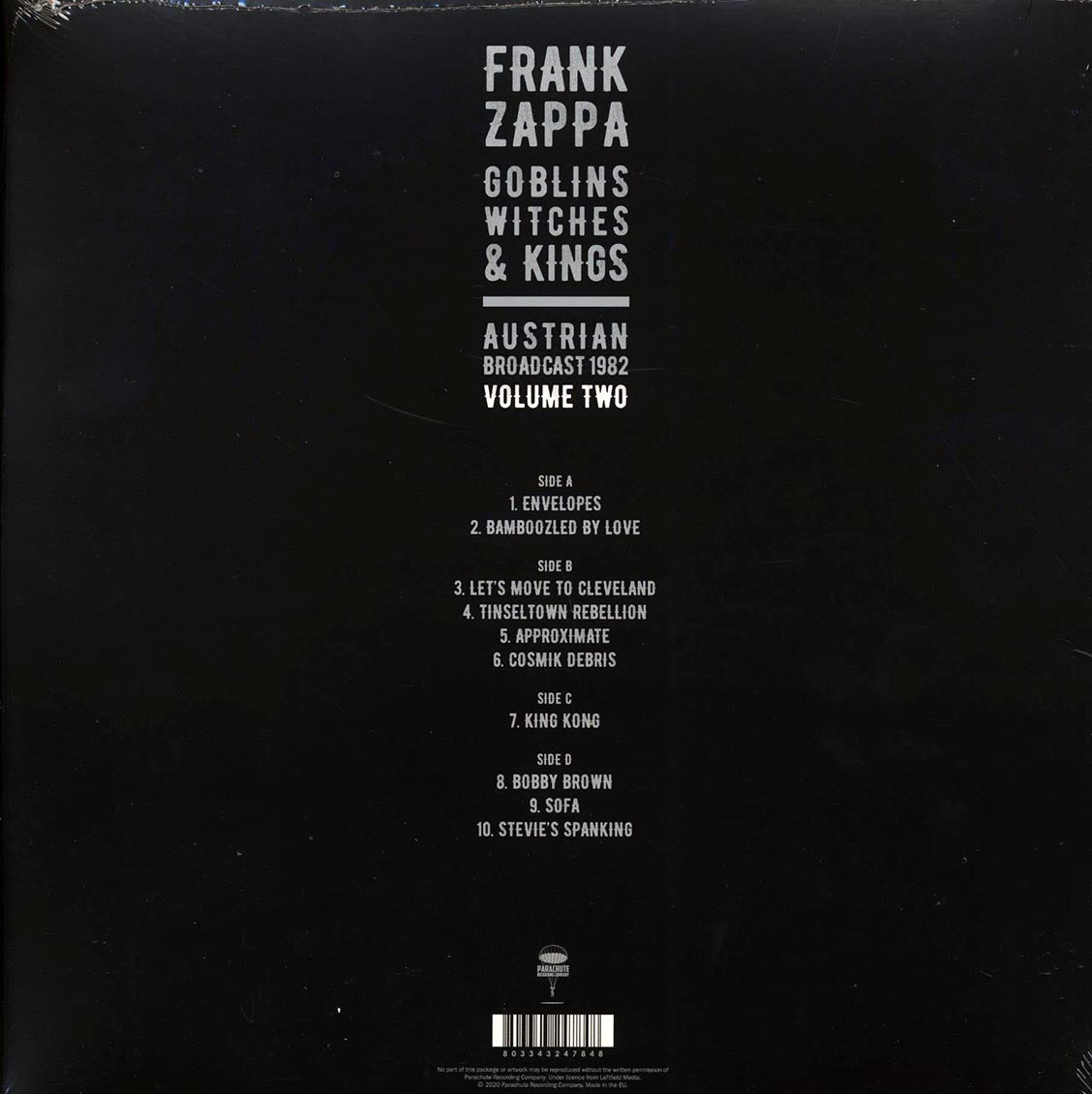 Frank Zappa - Goblins Witches & Kings Volume 2: Austrian Broadcast 1982 (2xLP) - Vinyl LP, LP