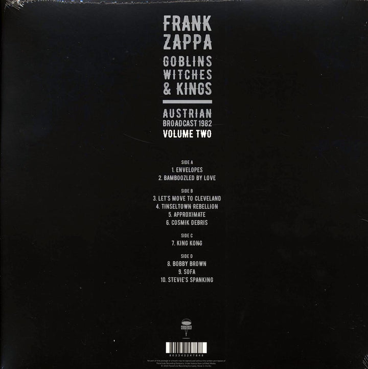 Frank Zappa - Goblins Witches & Kings Volume 2: Austrian Broadcast 1982 (2xLP) - Vinyl LP - LP