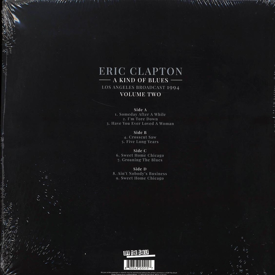 Eric Clapton - A Kind Of Blues Volume 2: Los Angeles Broadcast 1994 (2xLP) - Vinyl LP, LP