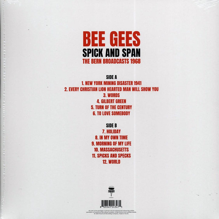 Bee Gees - Spick And Span: The Bern Broadcasts 1968 - Vinyl LP, LP