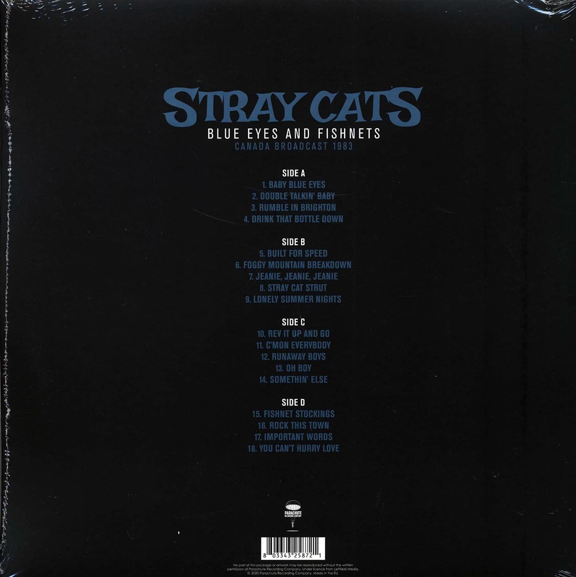 Stray Cats - Blue Eyes And Fishnets: Canada Broadcast 1983 (2xLP) - Vinyl LP, LP