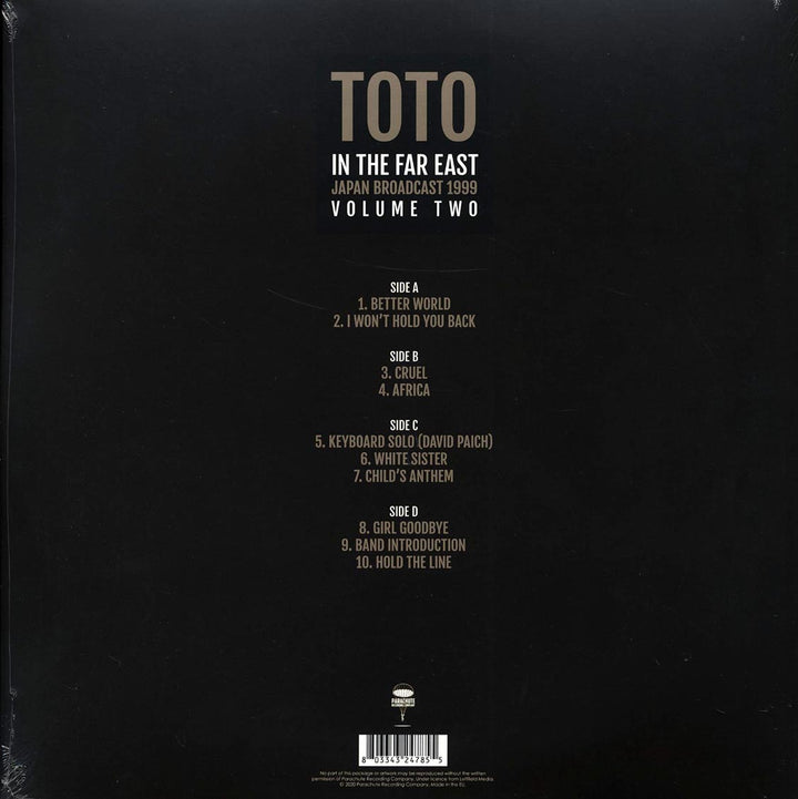 Toto - In The Far East Volume 2: Japan Broadcast 1999 (2xLP) - Vinyl LP - LP