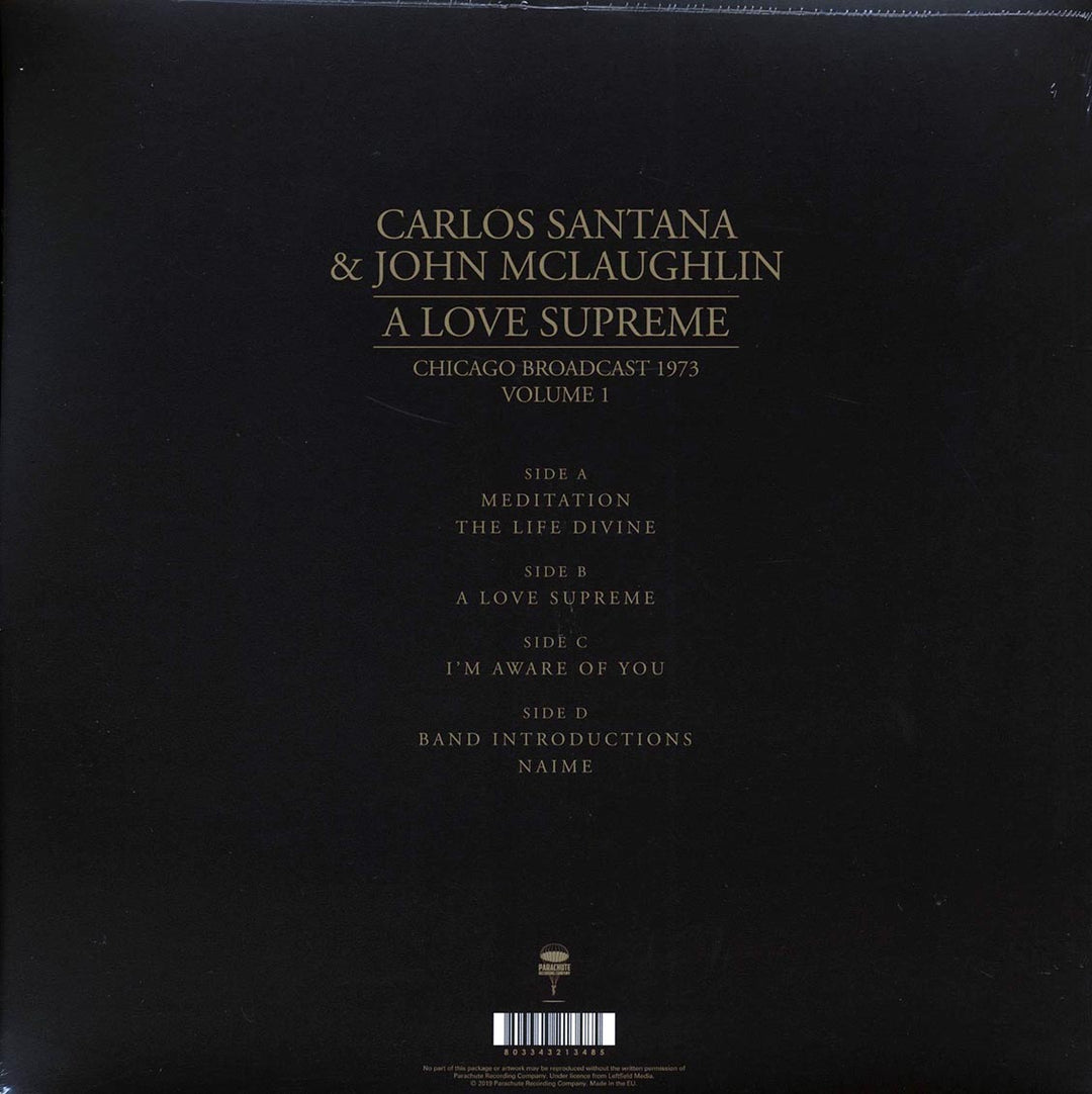 Carlos Santana, John McLaughlin - A Love Supreme Volume 1: Chicago Broadcast 1973 (2xLP) - Vinyl LP - LP