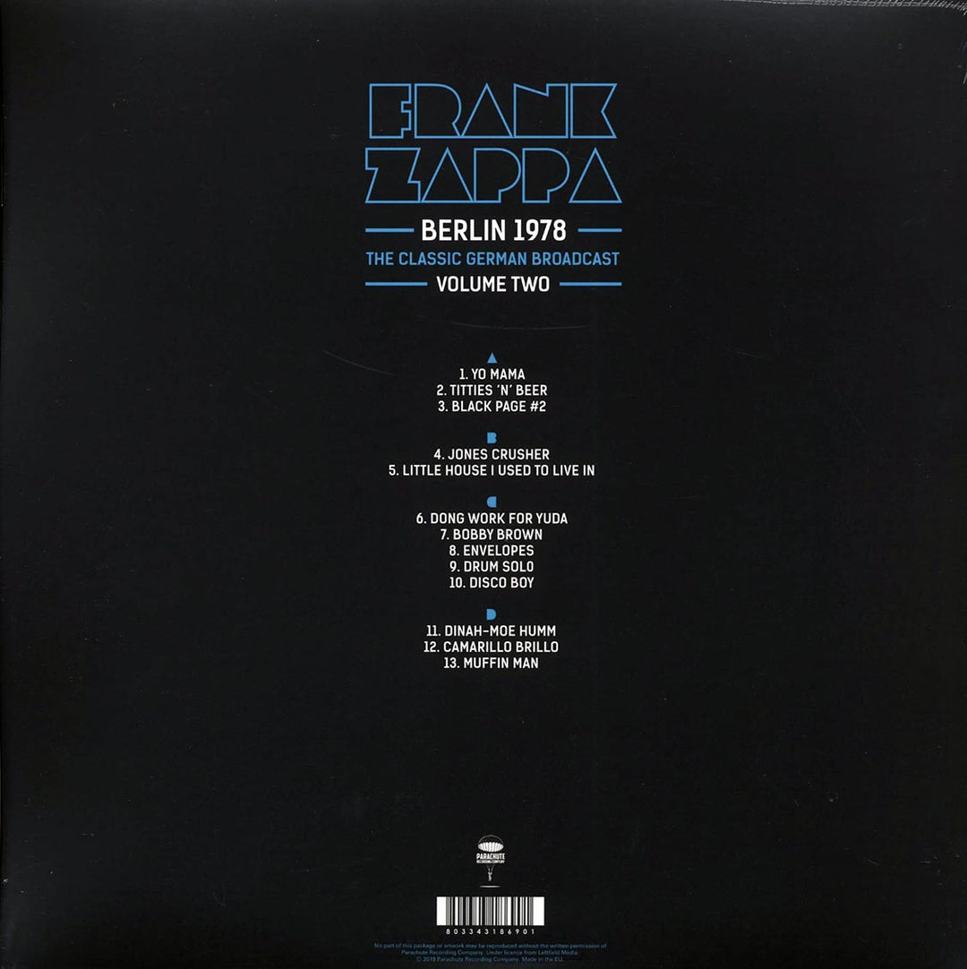 Frank Zappa - Berlin 1978 Volume 2: The Classic German Broadcast (2xLP) - Vinyl LP - LP
