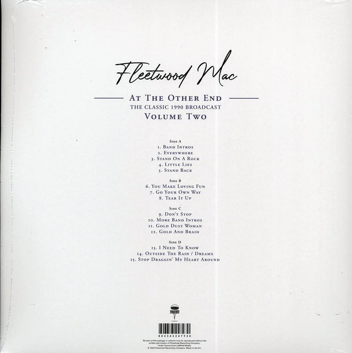 Fleetwood Mac - At The Other End Volume 2: The Classic 1990 Broadcast (2xLP) - Vinyl LP - LP