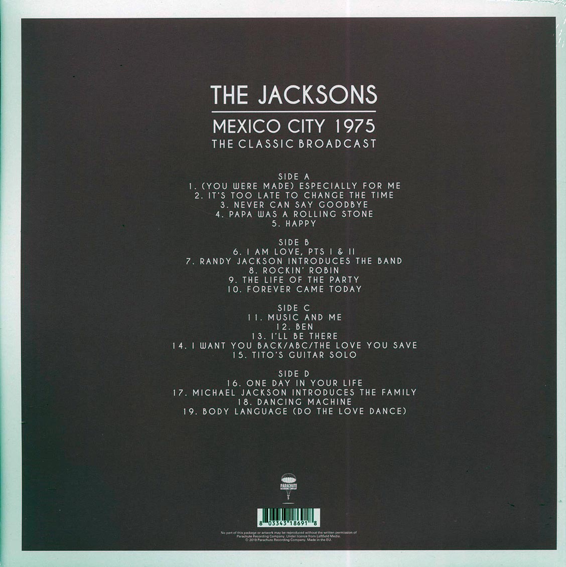 The Jacksons - Mexico City 1975: The Classic Broadcast (2xLP) (colored vinyl) - Vinyl LP, LP