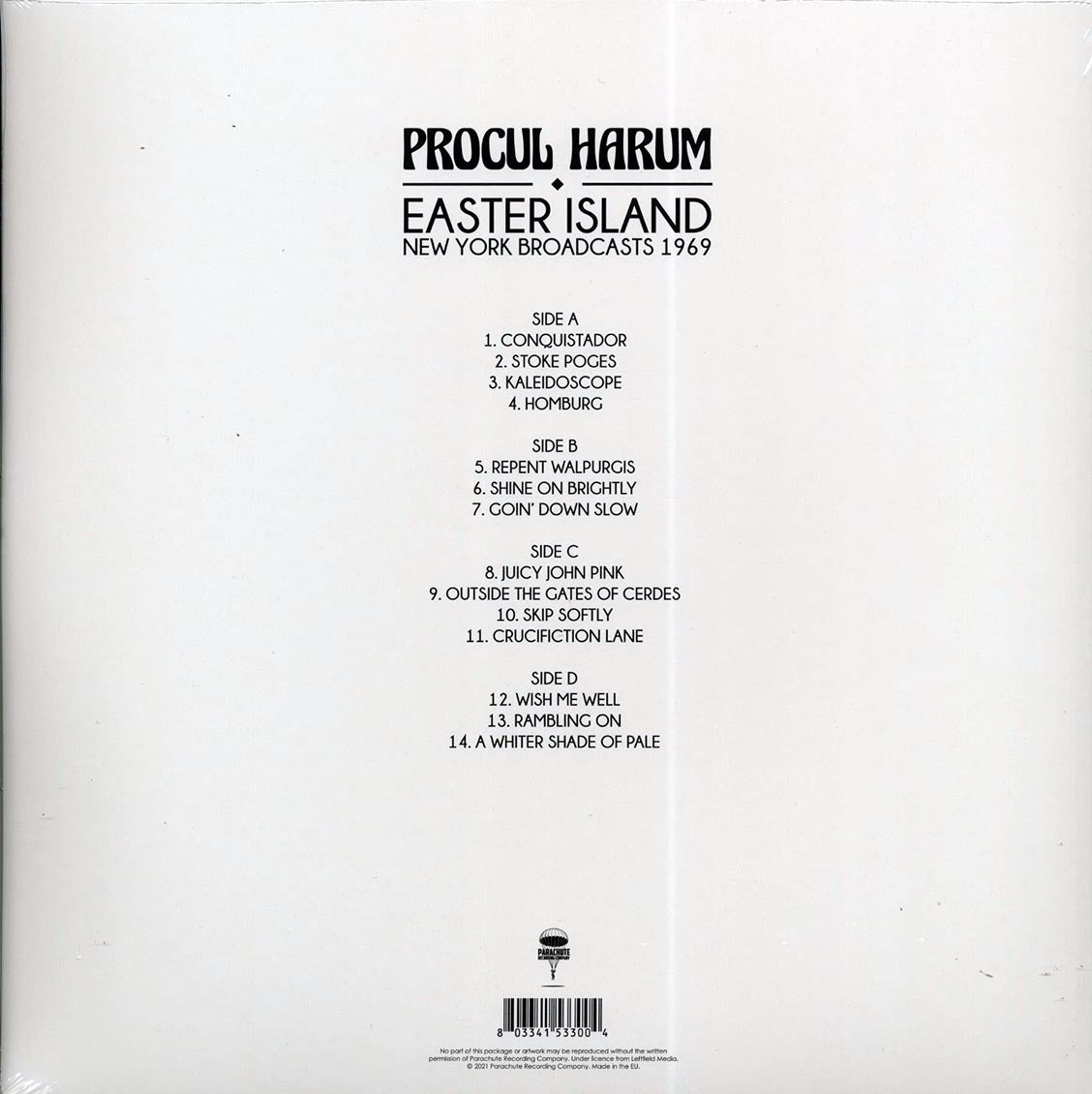 Procol Harum - Easter Island: New York Broadcasts 1969 (2xLP) - Vinyl LP, LP