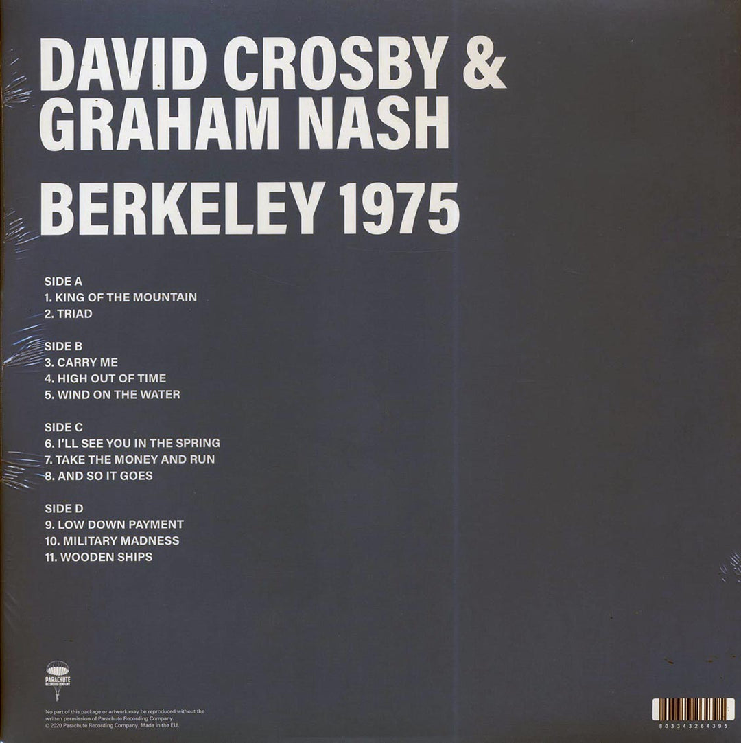 David Crosby, Graham Nash - Berkeley 1975 (2xLP) - Vinyl LP - LP