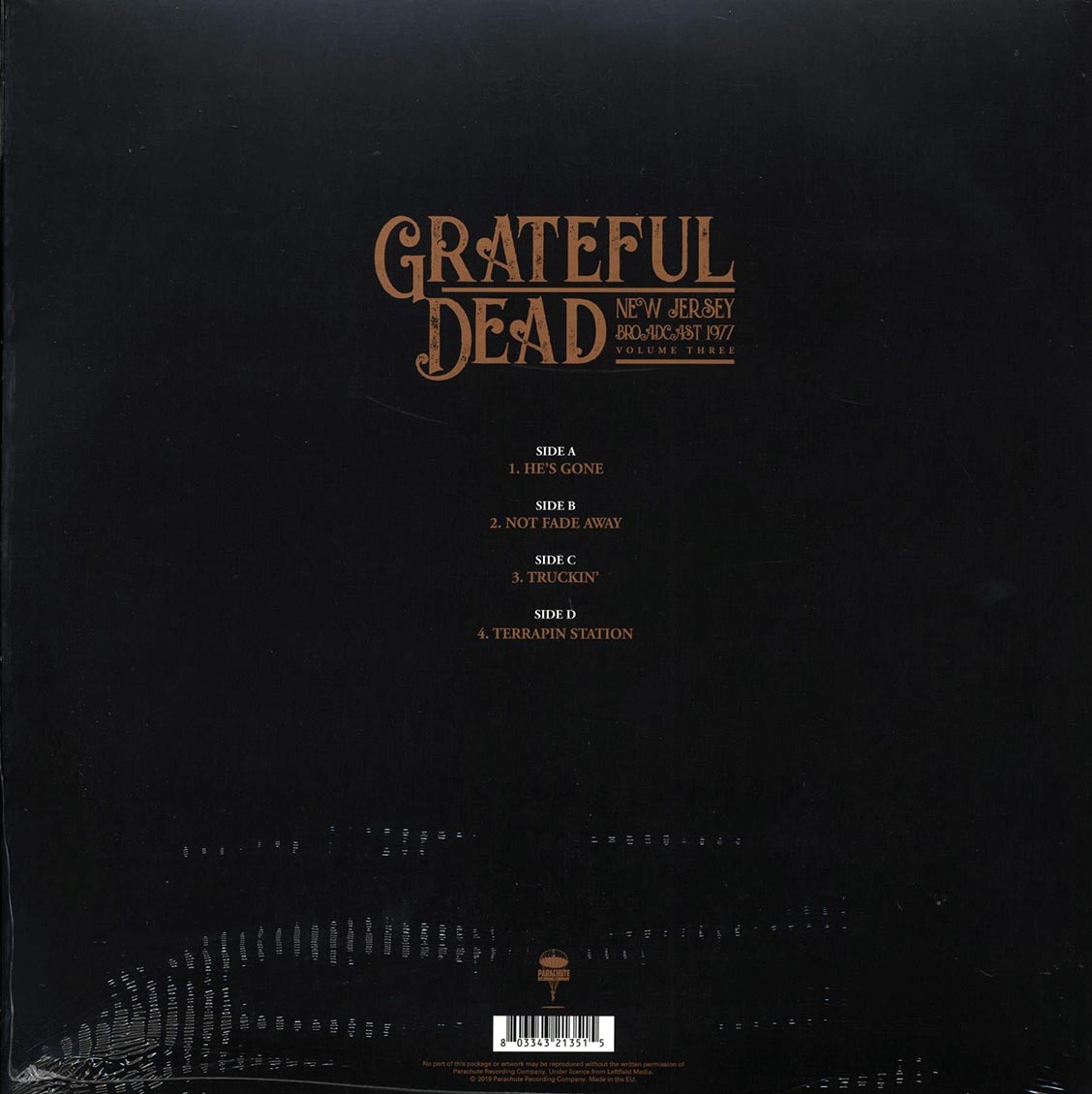 Grateful Dead - New Jersey Broadcast 1977 Volume 3 (2xLP) - Vinyl LP, LP