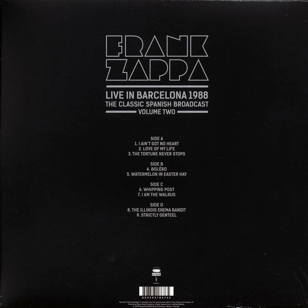 Frank Zappa - Live In Barcelona 1988 Volume 2: The Classic Spanish Broadcast (2xLP) (red vinyl) - Vinyl LP - LP
