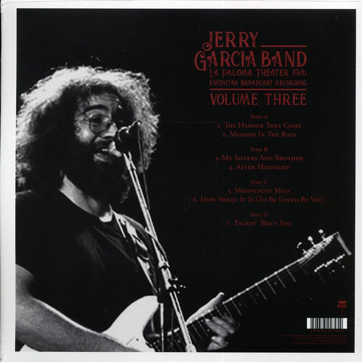 The Jerry Garcia Band - La Paloma Theater 1976 Volume 3: Encinitas Broadcast Recording (2xLP) - Vinyl LP - LP