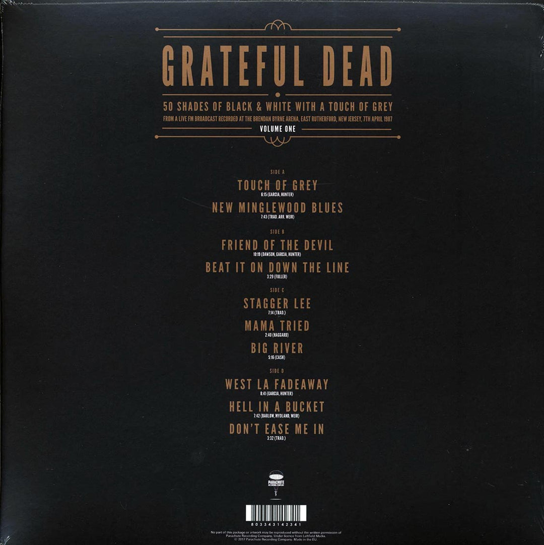 Grateful Dead - 50 Shades Of Black & White With A Touch Of Grey Volume 1: Brendan Byrne Arena, East Rutherford, New Jersey, 7th April 1987 (2xLP) - Vinyl LP - LP