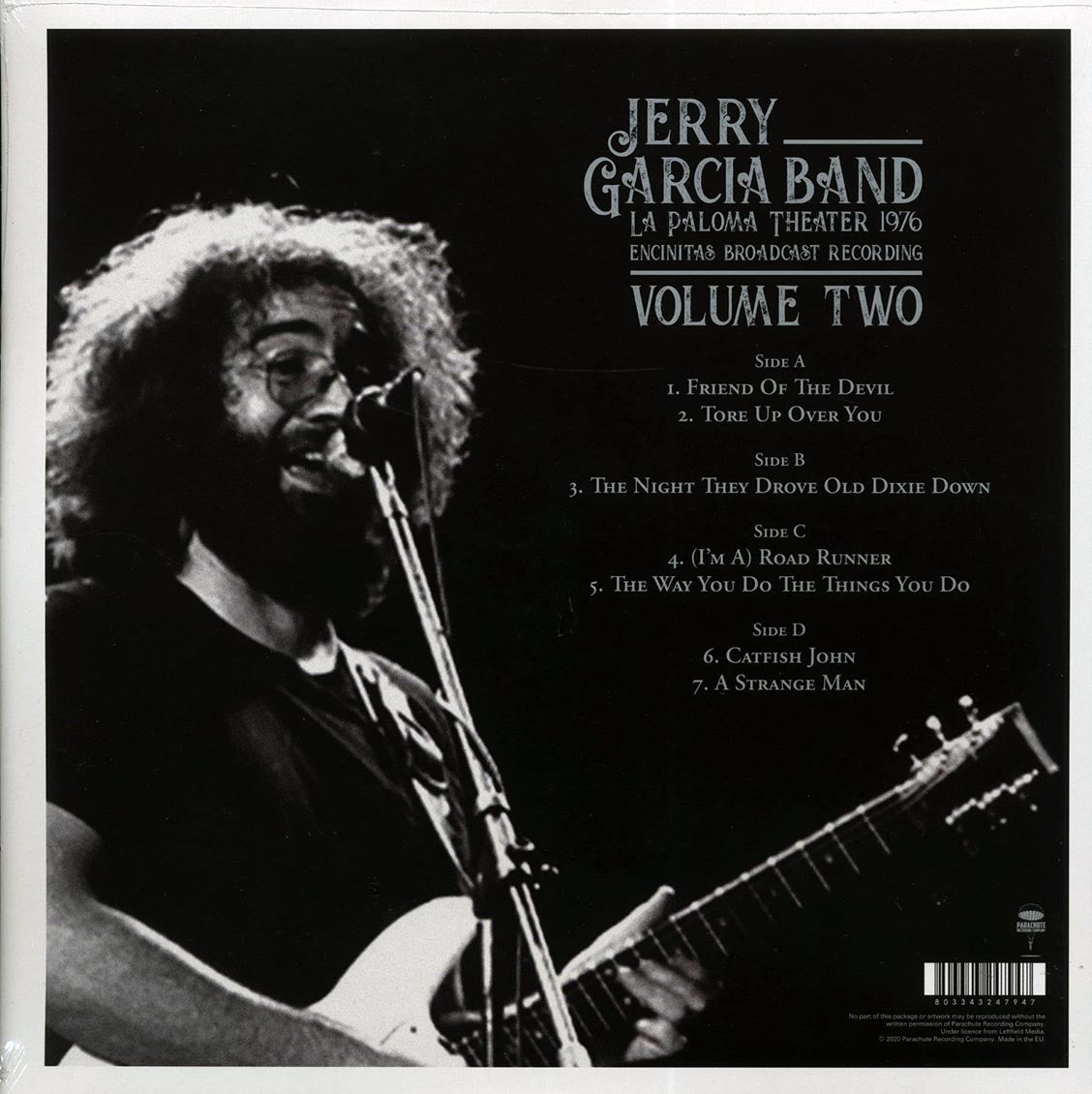 The Jerry Garcia Band - La Paloma Theater 1976 Volume 2: Encinitas Broadcast Recording (2xLP) - Vinyl LP, LP