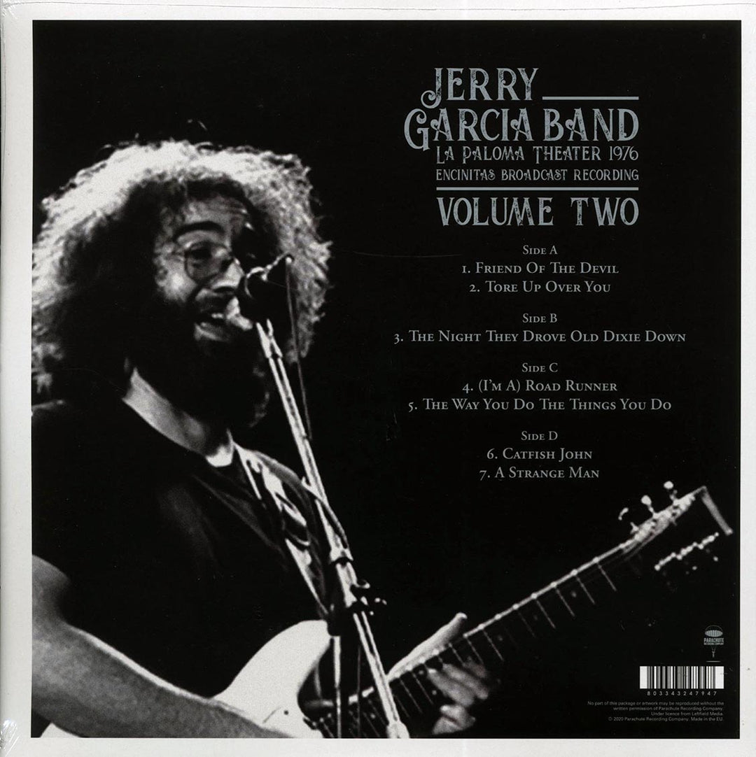 The Jerry Garcia Band - La Paloma Theater 1976 Volume 2: Encinitas Broadcast Recording (2xLP) - Vinyl LP - LP