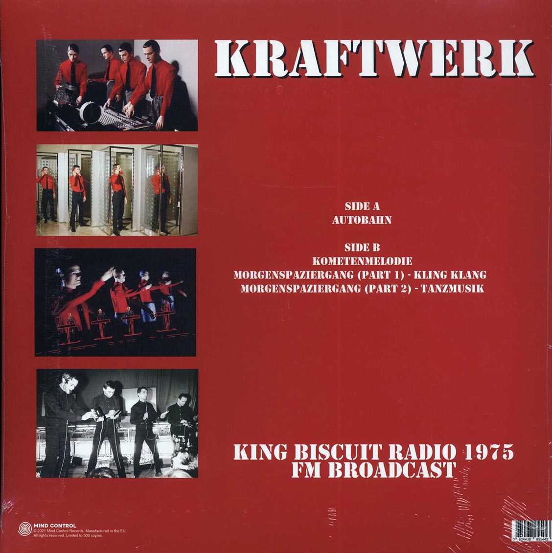 Kraftwerk - King Biscuit Radio 1975 FM Broadcast (ltd. 500 copies made) - Vinyl LP, LP