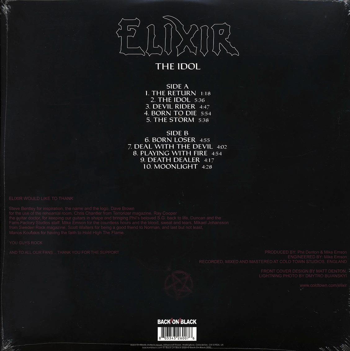 Elixir - The Idol - Vinyl LP, LP