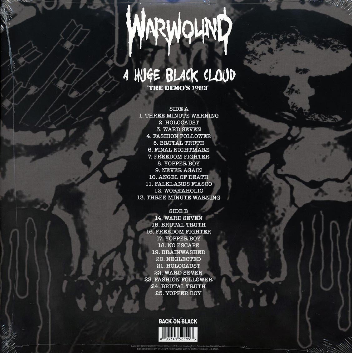 Warwound - A Huge Black Cloud: The Demo's 1983 (ltd. ed.) (clear vinyl) - Vinyl LP, LP