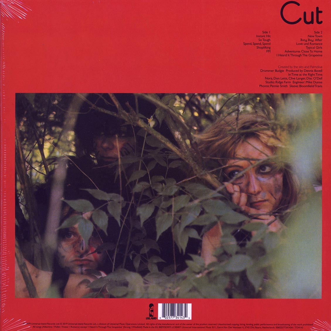 The Slits - Cut (40th Anniv. Ed.) (+ 2 bonus tracks) (incl. mp3) (180g) - Vinyl LP, LP