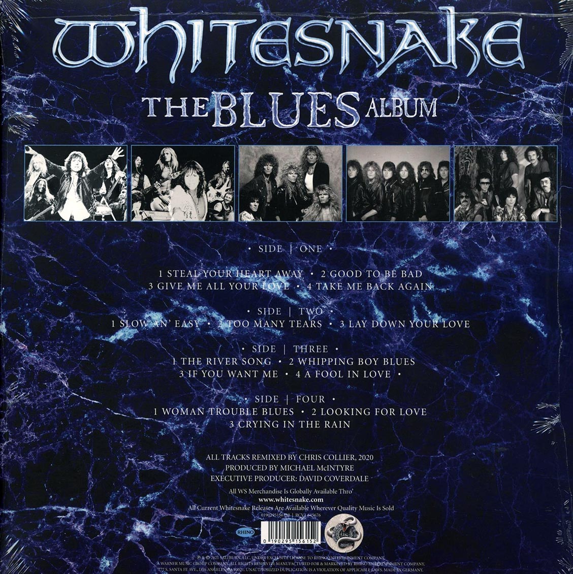 Whitesnake - The Blues Album (2xLP) (180g) (blue vinyl) - Vinyl LP, LP