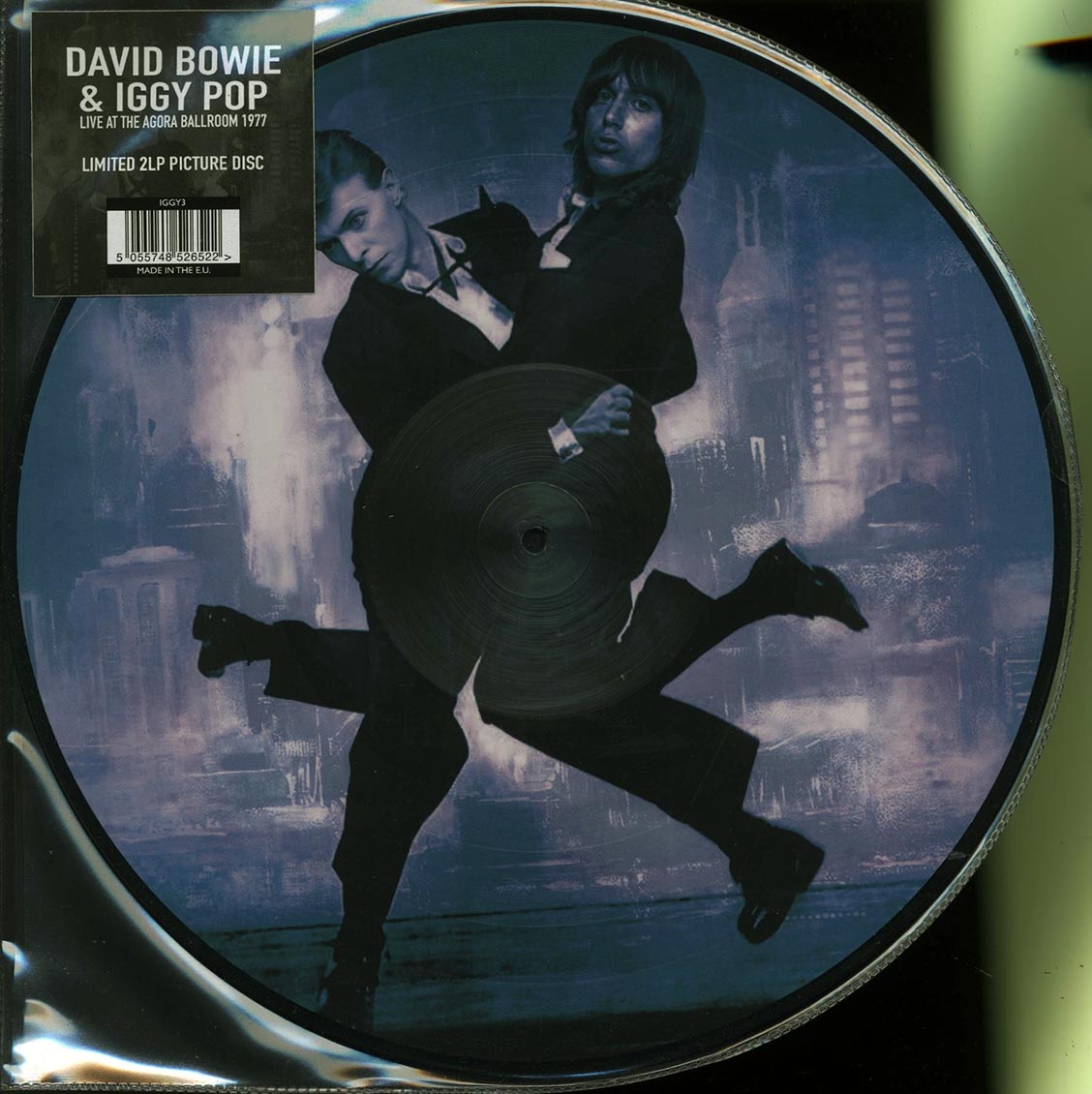 David Bowie, Iggy Pop - Agora Ballroom, Cleveland, Ohio, 21st March, 1977 (ltd. 500 copies made) (2xLP) (picture disc) - Vinyl LP