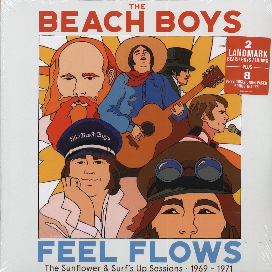 The Beach Boys - Feel Flows: The Sunflower + Surf's Up Sessions 1969-1971 (30 tracks) (+ 9 bonus tracks) (2xLP) - Vinyl LP