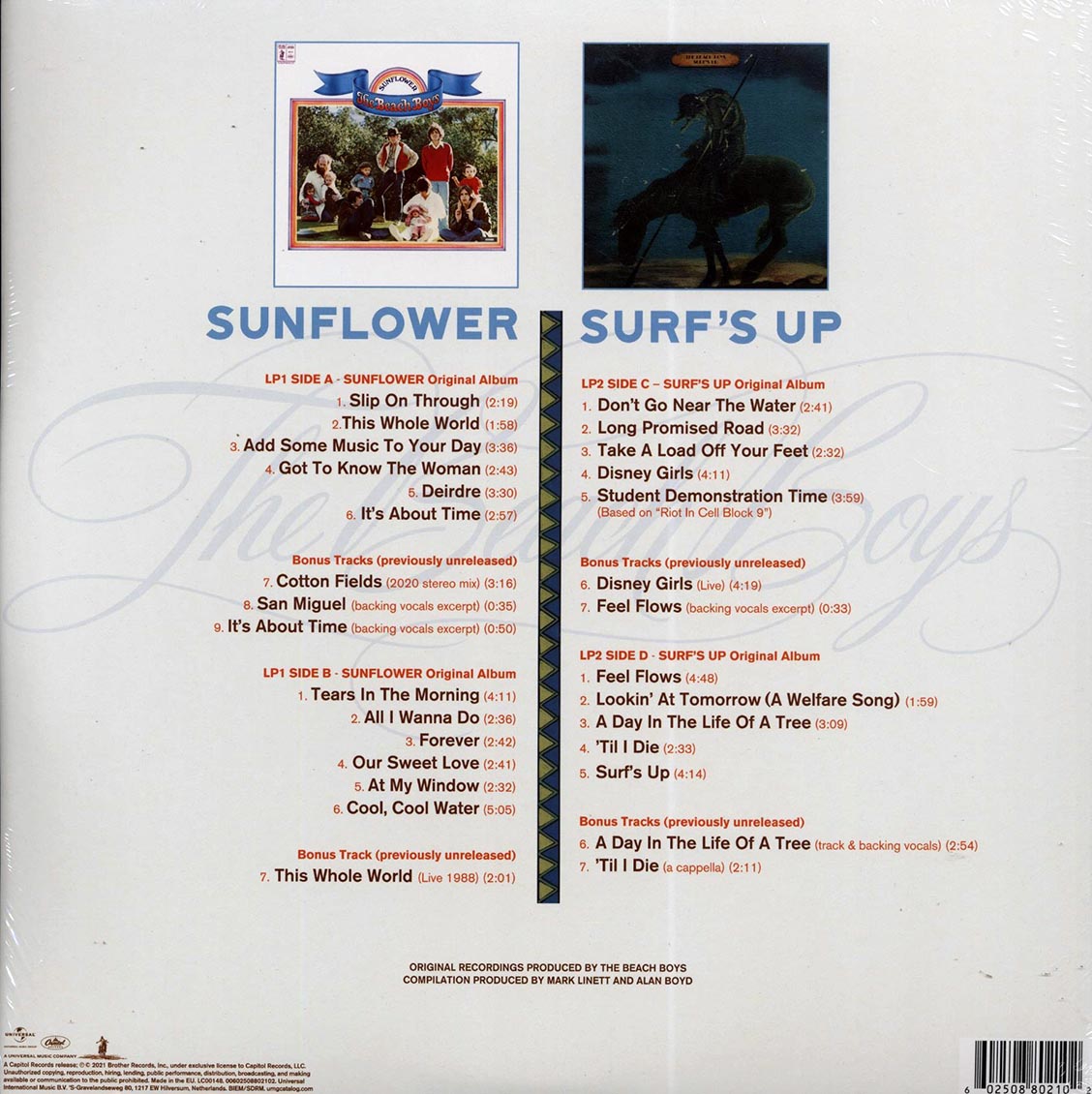 The Beach Boys - Feel Flows: The Sunflower + Surf's Up Sessions 1969-1971 (30 tracks) (+ 9 bonus tracks) (2xLP) - Vinyl LP, LP
