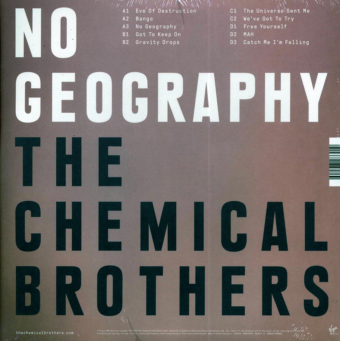 The Chemical Brothers - No Geography (2xLP) (180g) - Vinyl LP, LP