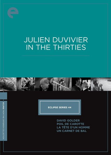 Eclipse 44: Julien Duvivier In The Thirties/Dvd