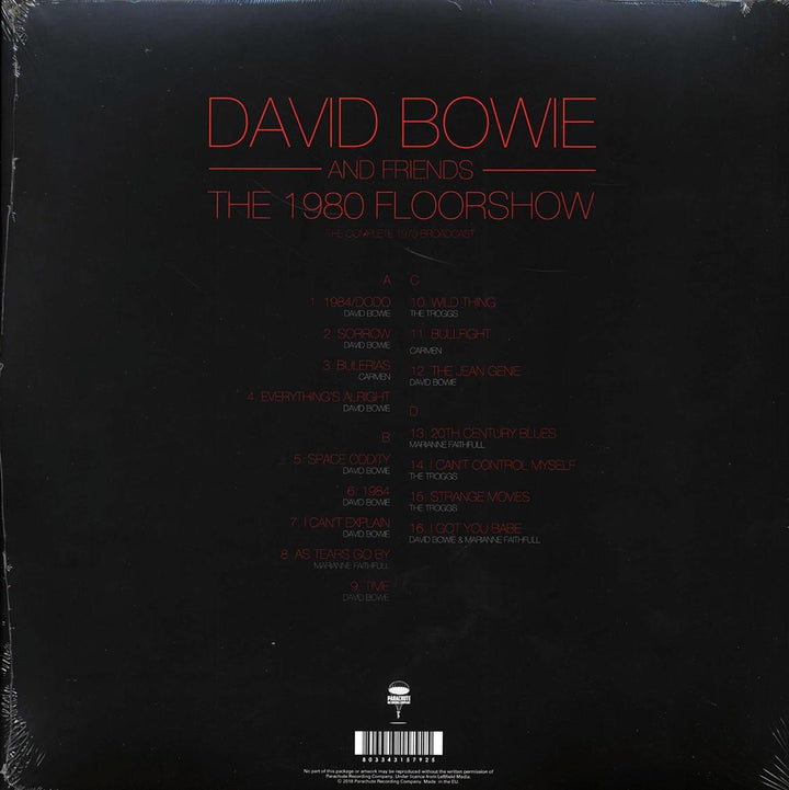 David Bowie - The 1980 Floorshow: The Complete 1973 Broadcast (ltd. ed.) (2xLP) (colored vinyl) - Vinyl LP - LP