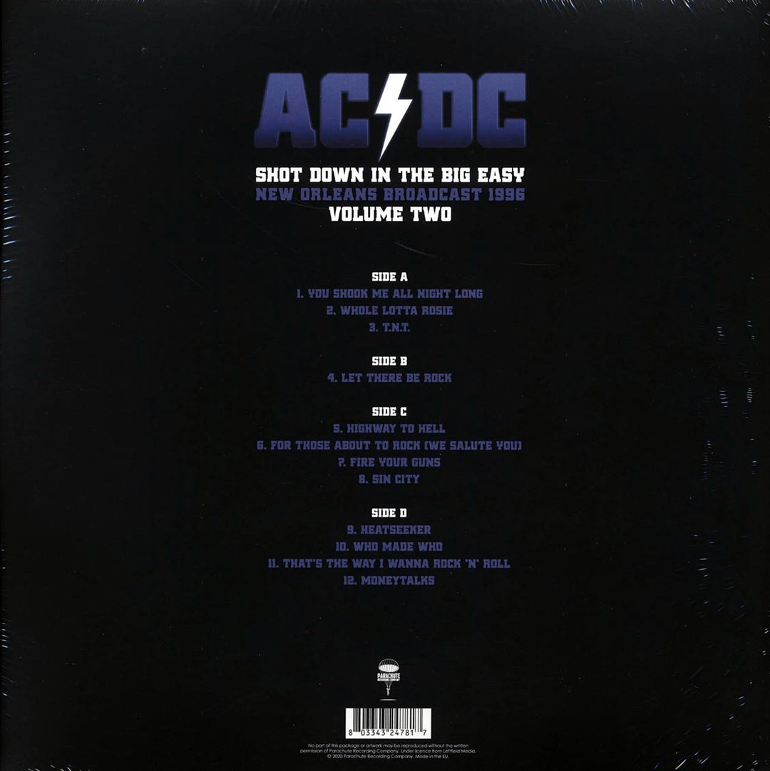 AC/DC - Shot Down In The Big Easy Volume 2: New Orleans Broadcast 1996 (2xLP) - Vinyl LP - LP
