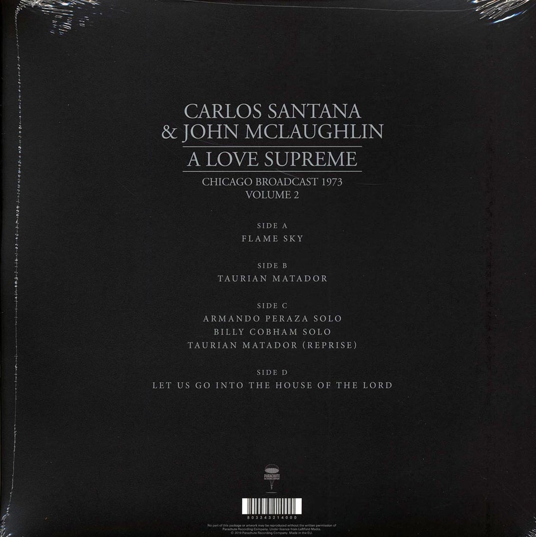 Carlos Santana, John McLaughlin - A Love Supreme Volume 2: Chicago Broadcast 1973 (2xLP) - Vinyl LP - LP