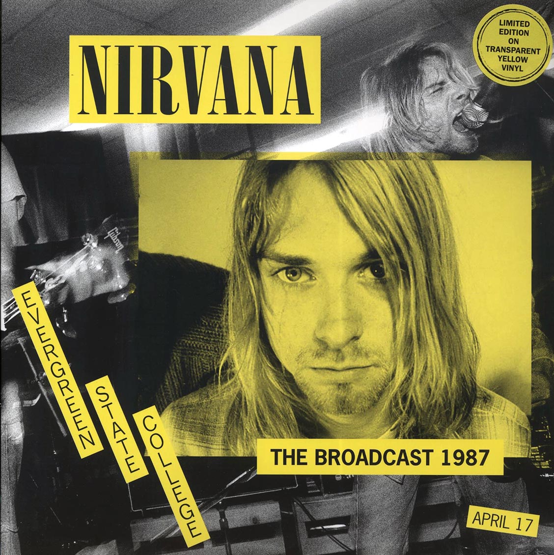 Nirvana - Evergreen State College April 17: The Broadcast 1987 (ltd. 500 copies made) (yellow vinyl) - Vinyl LP