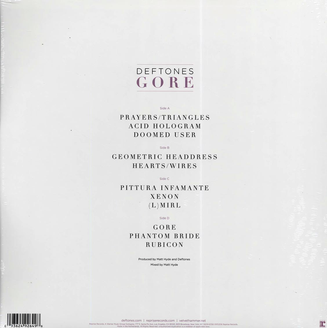 Deftones - Gore (2xLP) - Vinyl LP, LP