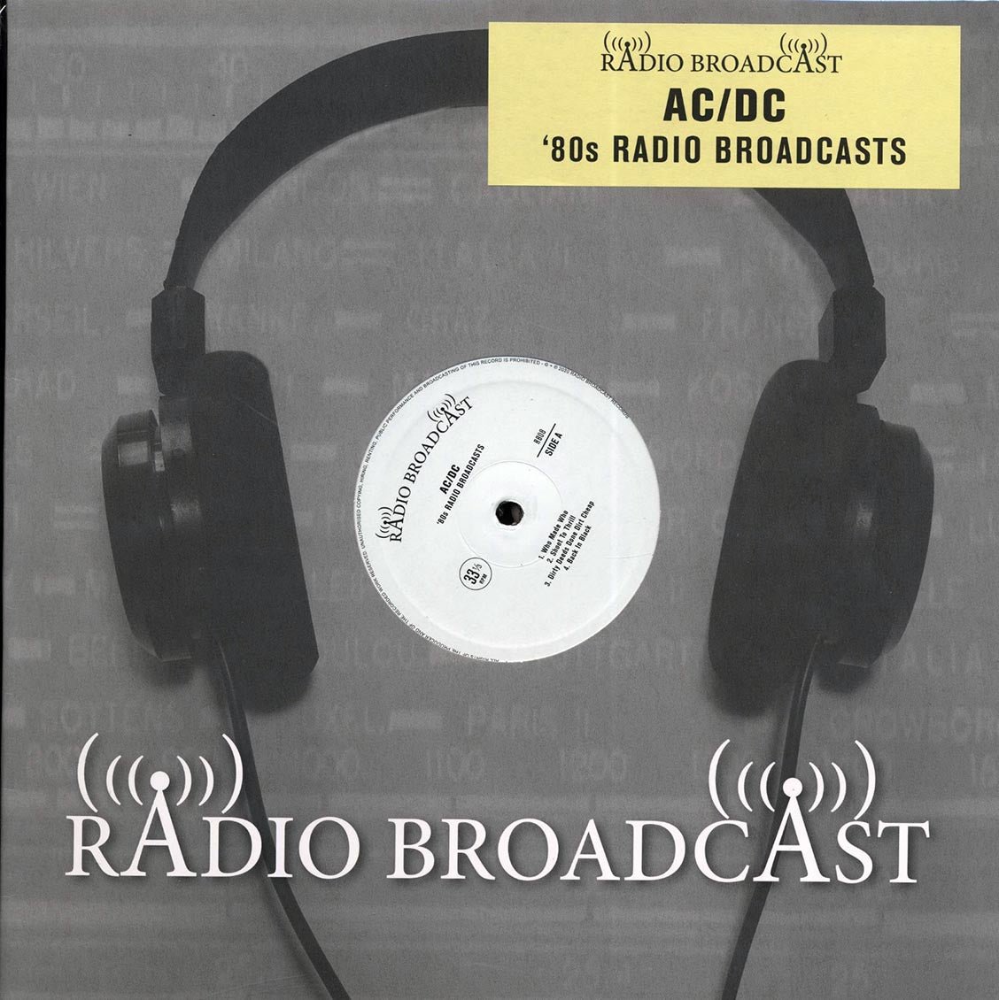 AC/DC - 80s Radio Broadcasts (ltd. 300 copies made) - Vinyl LP