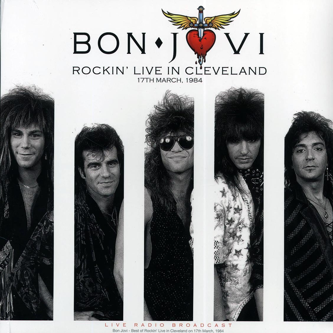 Bon Jovi - Rockin' Live In Cleveland, 17th March, 1984 - Vinyl LP