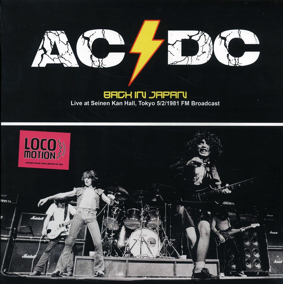 AC/DC - Back In Japan: Live At Seinen Kan Hall, Tokyo 5/2/1981 FM Broadcast (ltd. 300 copies made) (colored vinyl) - Vinyl LP