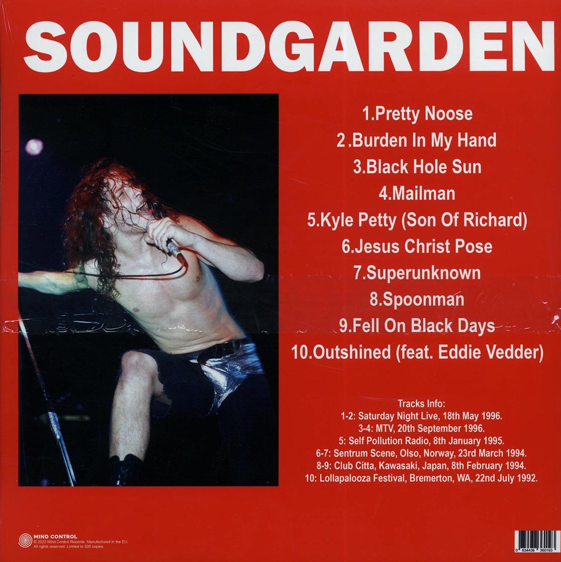 Soundgarden - Beyond The Ugly Groove! Rare & Live Tracks (ltd. 500 copies made) - Vinyl LP, LP