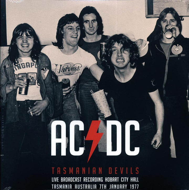 AC/DC - Tasmanian Devils: Live Broadcast Recording, Hobart City Hall, Tasmania, Australia, 7th January 1977 (2xLP) - Vinyl LP