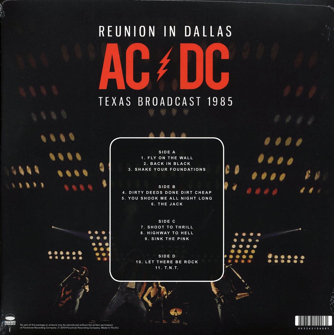 AC/DC - Reunion In Dallas: Texas Broadcast 1985 (2xLP) - Vinyl LP, LP