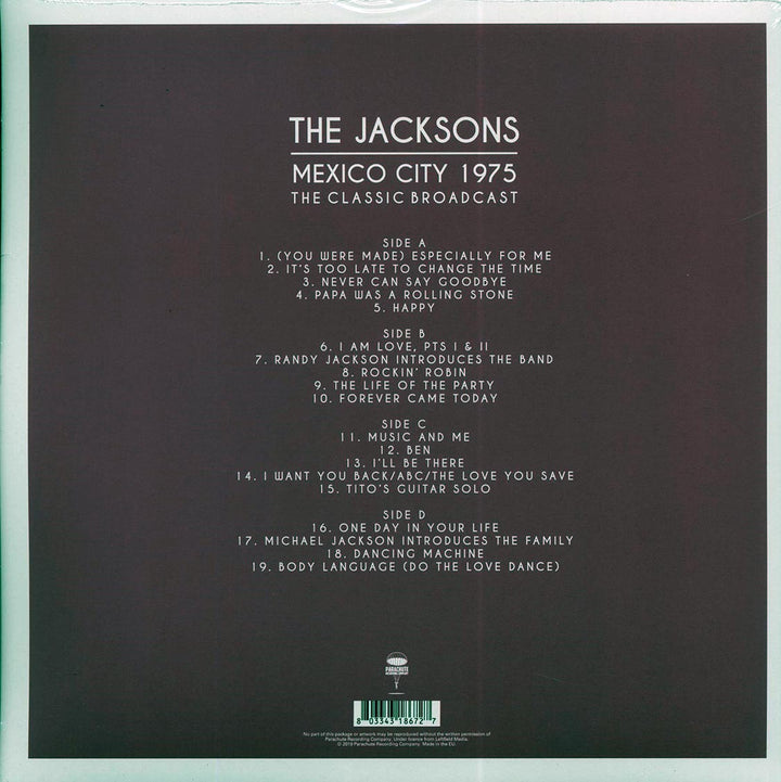 The Jacksons - Mexico City 1975: The Classic Broadcast (2xLP) - Vinyl LP - LP