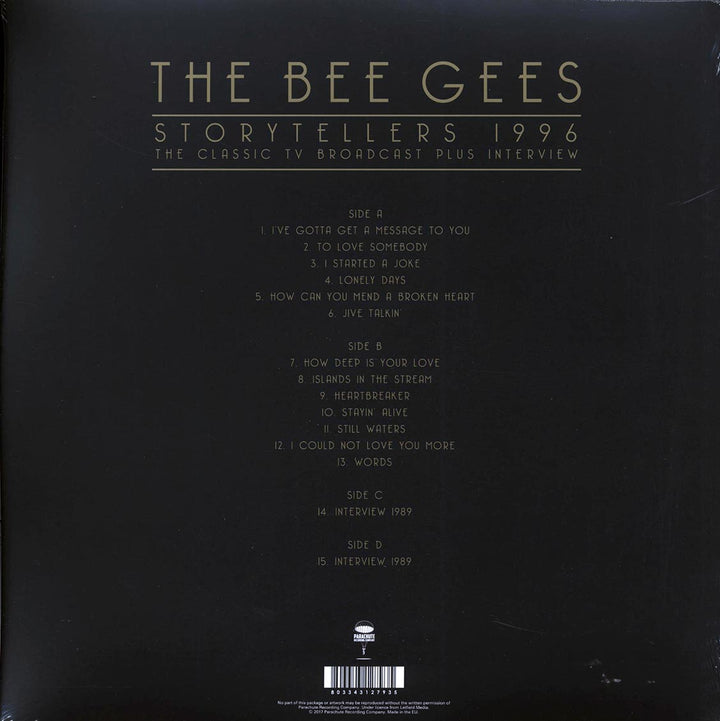 Bee Gees - Storytellers 1996: The Classic TV Broadcast Plus Interview (ltd. ed.) (2xLP) - Vinyl LP - LP