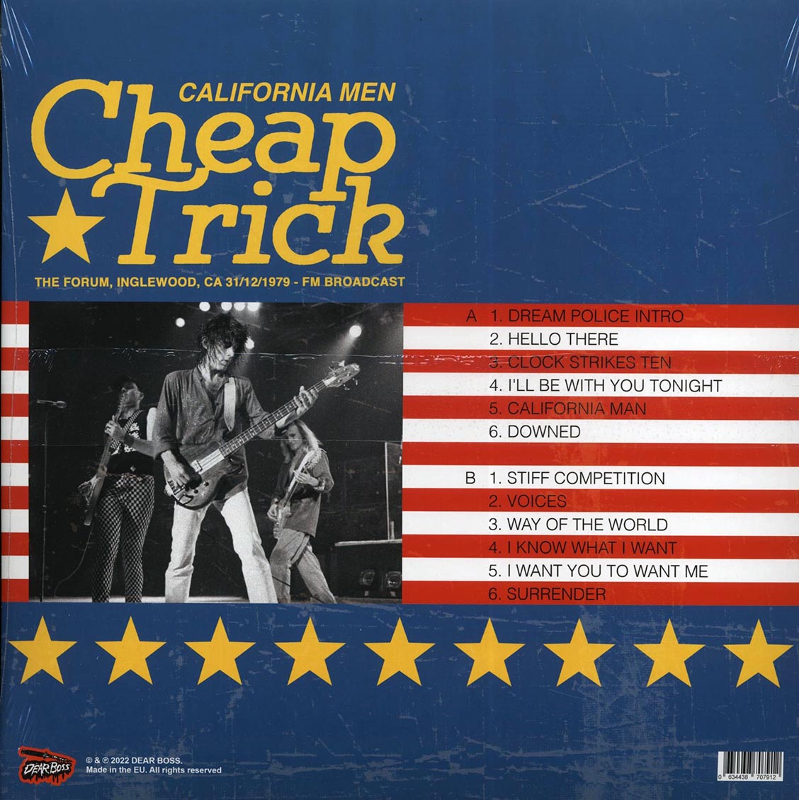 Cheap Trick - California Men: The Forum, Inglewood, CA 31/12/1979 FM Broadcast - Vinyl LP, LP